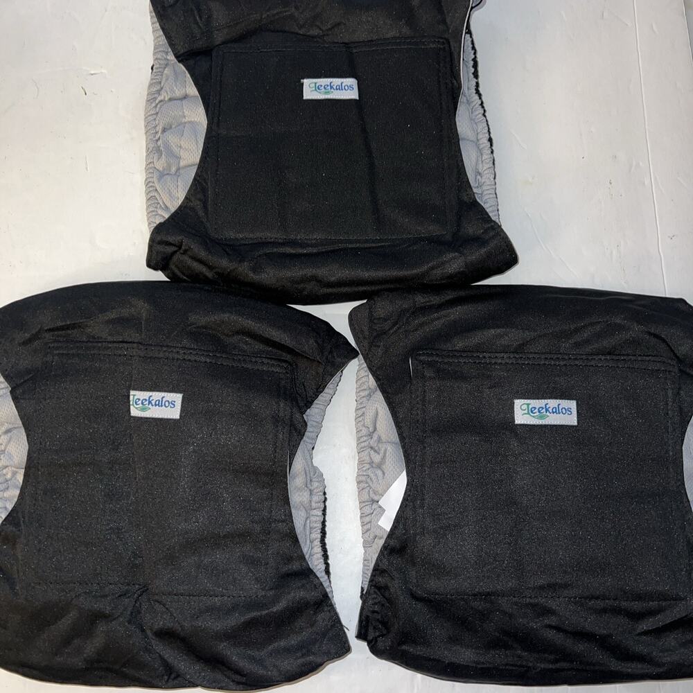 Leekalos Male Dog Diapers 3 Pack, High Absorbing Dog Belly Bands for Male Dogs,